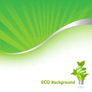 Eco green background Stock Illustration