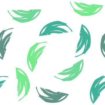 Eco Green palette Seamless pattern with abstract ornament. Colorful ink Dry Stock Illustration