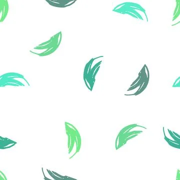 Eco Green palette Seamless pattern with abstract ornament. Colorful ink Dry Stock Illustration