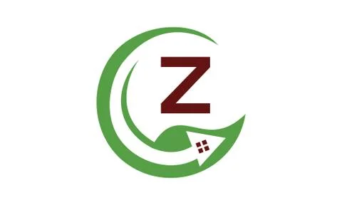 Eco Home Initial Z Stock-Illustration