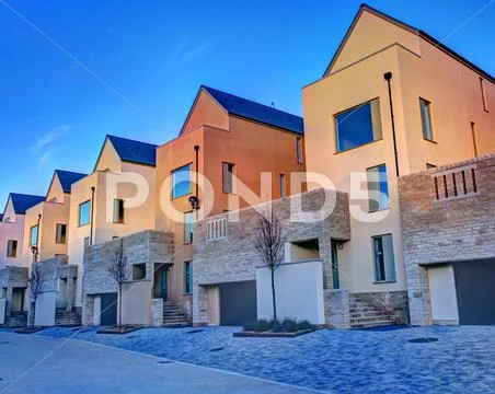 Eco homes Stock Photos