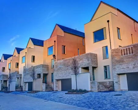 Eco homes Stock Photos