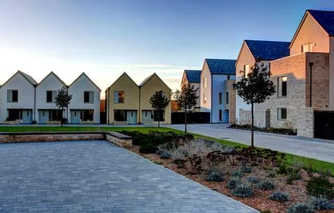 Eco homes Stock Photos