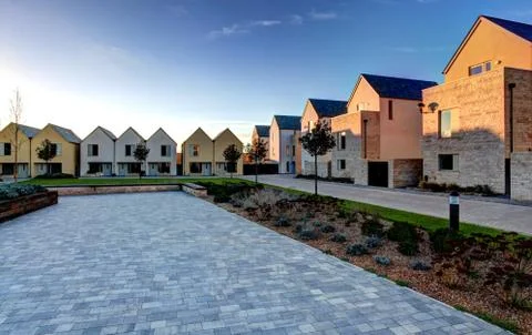 Eco homes Stock Photos