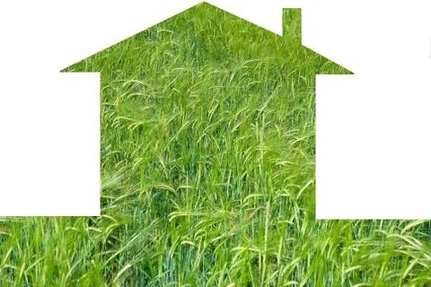 Eco house concept Stock Photos
