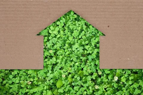 Eco house concept Stock Photos