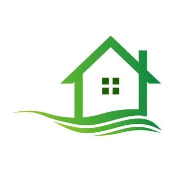 Eco house Stock Illustration