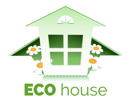 Eco House Stock Illustration