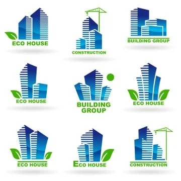 Eco house Stock Illustration
