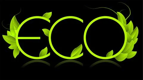 Eco icon Stock Illustration