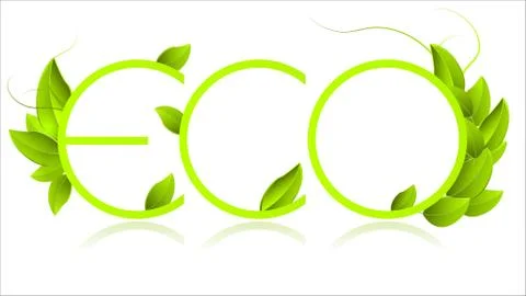 Eco icon 스톡 일러스트