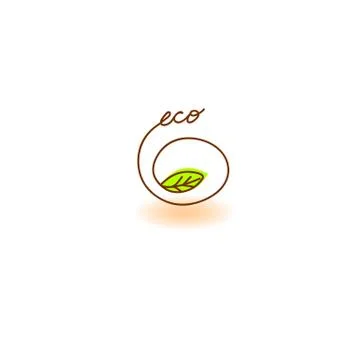 Eco-icon Illustrazione stock