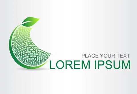 Eco icon. Template for logo. Stock Illustration