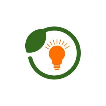 Eco idea vector design template illustration Stock Illustration