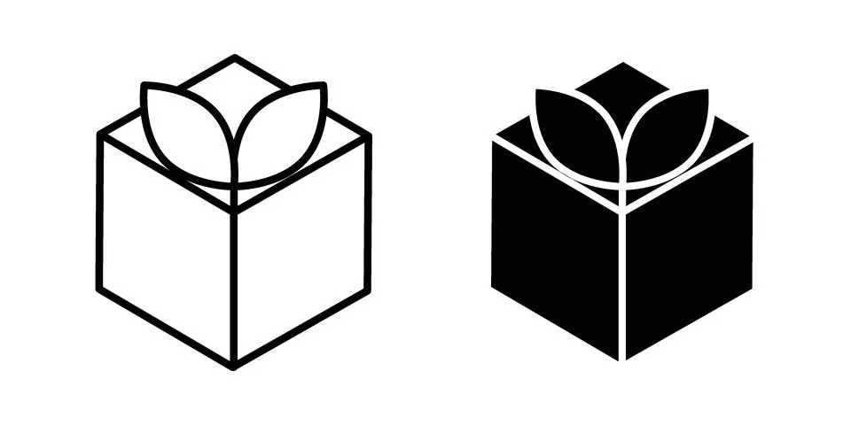 Eco illustration vector, icon set for appsaging icon illustration vector, i.. Stock Illustration