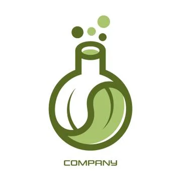 Eco Lab and Science logo Stock Illustration