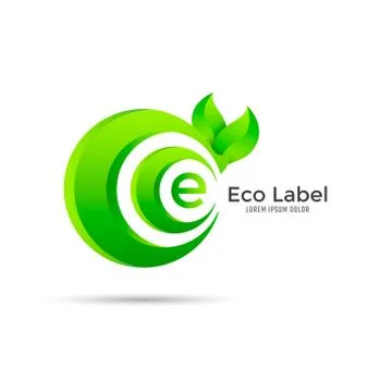 Eco label design Stock Illustration