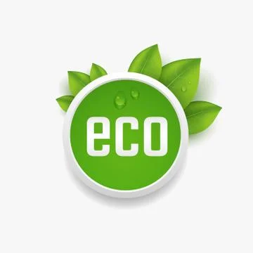 Eco label Stock Illustration