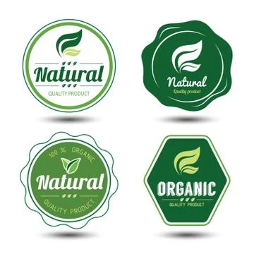 Eco label Illustrazione stock