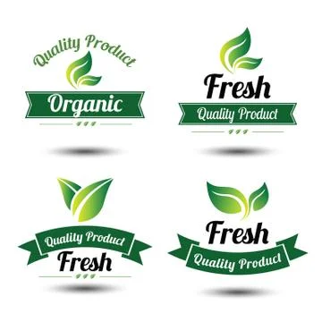 Eco label Illustrazione stock