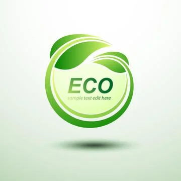 Eco labels Stock Illustration