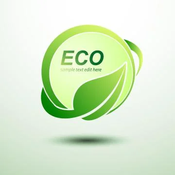 Eco labels Stock Illustration