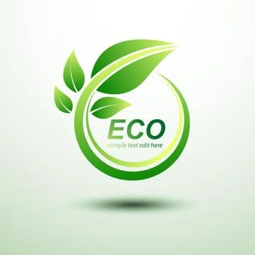 Eco labels3 Stock Illustration