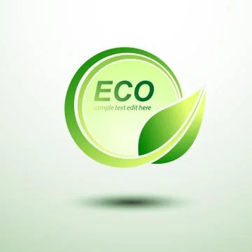 Eco labels3 Stock Illustration