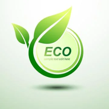 Eco labels3 Stock Illustration