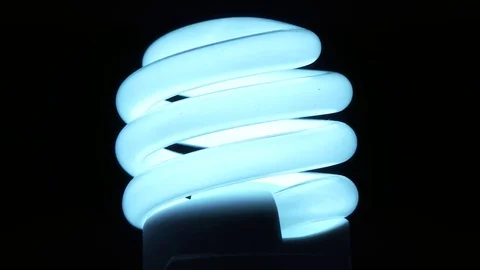 Eco lamp lights Video stock 81506155