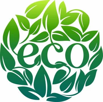 ECO leaf Stock Illustration