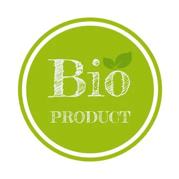 Eco Leaf logo organic Label Vector Design isolated on white background Stock Illustration