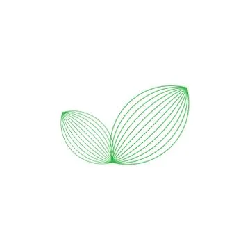 Eco leaf logo vector Stock Illustration