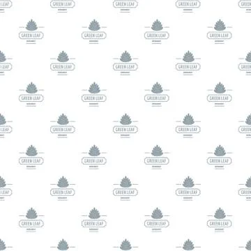 Eco leaf pattern vector seamless Illustrazione stock