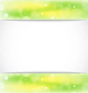 Eco light background with copy space Stock Illustration