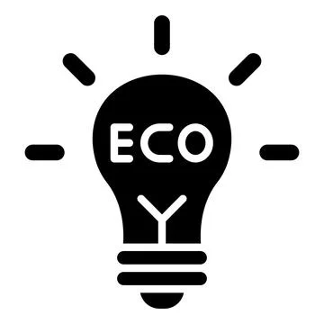 Eco light Vector Icon Design Illustration Stock Illustration