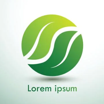 Eco logo Illustrazione stock