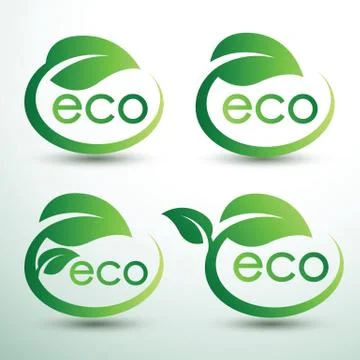 Eco logo Stock Illustration