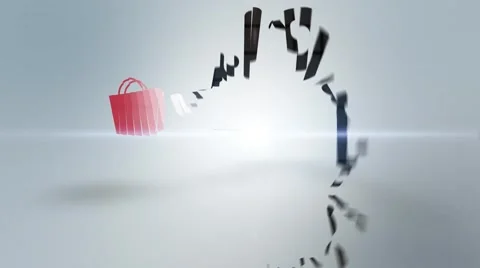 Eco  Logo Slices Stock After Effects