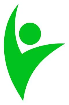Eco Man Flat Icon Image Illustrazione stock