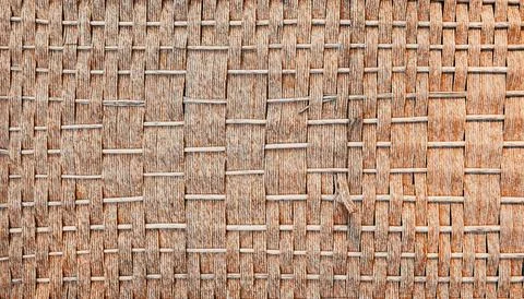 Eco Material background. Wicker Texture. Vintage Surface Foto stock