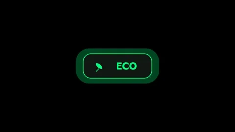 Eco Mode Button 스톡 동영상 335733191