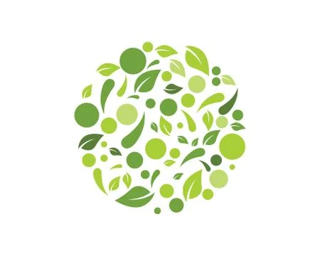 Eco nature Leaf Background Vector Illustration Stock Illustration