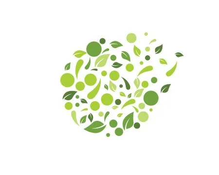 Eco nature Leaf Background Vector Illustration Illustrazione stock