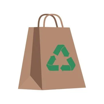 Eco pack of paper Stock-Illustration