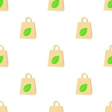 Eco package pattern seamless vector 스톡 일러스트