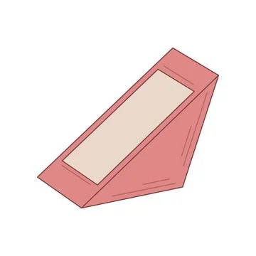 Eco packaging in flat design. Cardboard box for storage and shipping. Vecto.. Stock Illustration