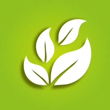 Eco paper leaves Stock Illustration