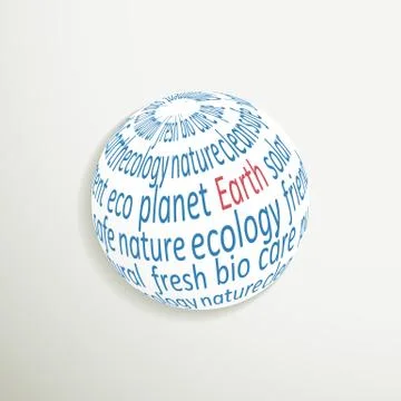 Eco planet icon Stock Illustration