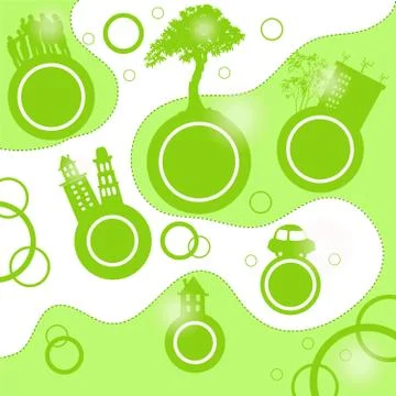 Eco planet Stock Illustration